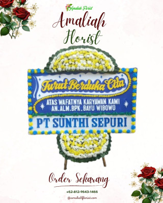 Papan Bunga Duka di Timur Indah